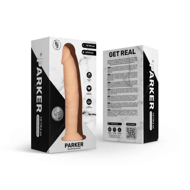 Real Fantasy Parker - élethű dildó - 19cm (natúr) 67508 termék bemutató kép