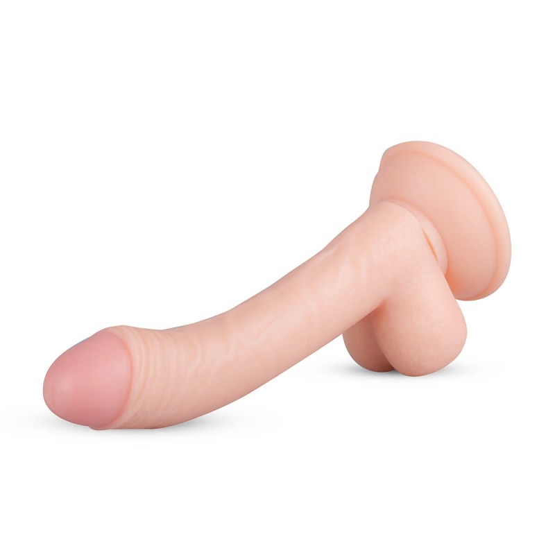 Real Fantasy Vince - herés fitymás dildó - 19,5cm (natúr) 87709 termék bemutató kép