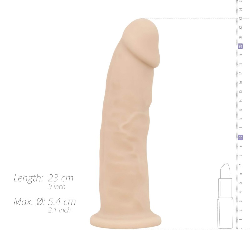 Real Fantasy Xavier - élethű dildó - 23 cm (testszínű) 132561 termék bemutató kép