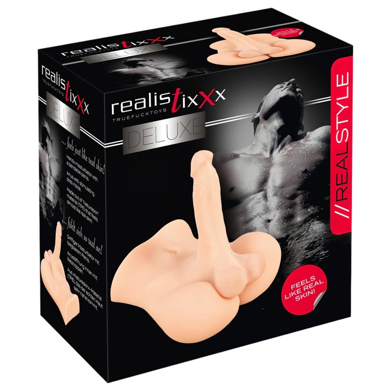 realistixxx Deluxe Man 02 - élethű férfi torzó maszturbátor (testszínű) 163100 termék bemutató kép