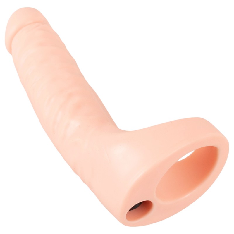 realistixxx Double Fucker - felcsatolható anál vibrátor (testszínű) 142665 termék bemutató kép