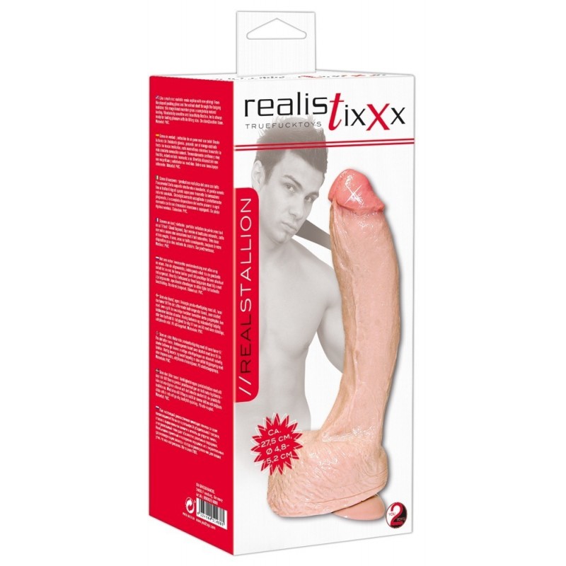 realistixxx Giant - extra nagy dildó (natúr) 29844 termék bemutató kép