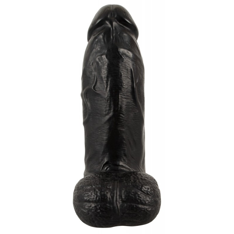 Realistixxx Real Giant - herés dildó - 22 cm (fekete) 93173 termék bemutató kép