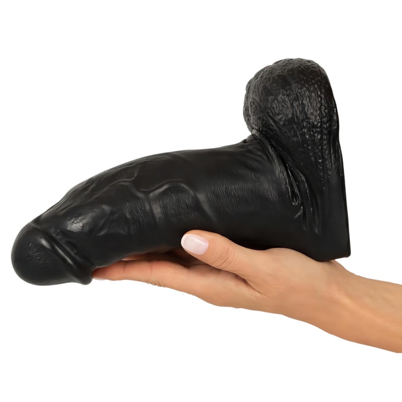 Realistixxx Real Giant - herés dildó - 22 cm (fekete) 102696 termék bemutató kép