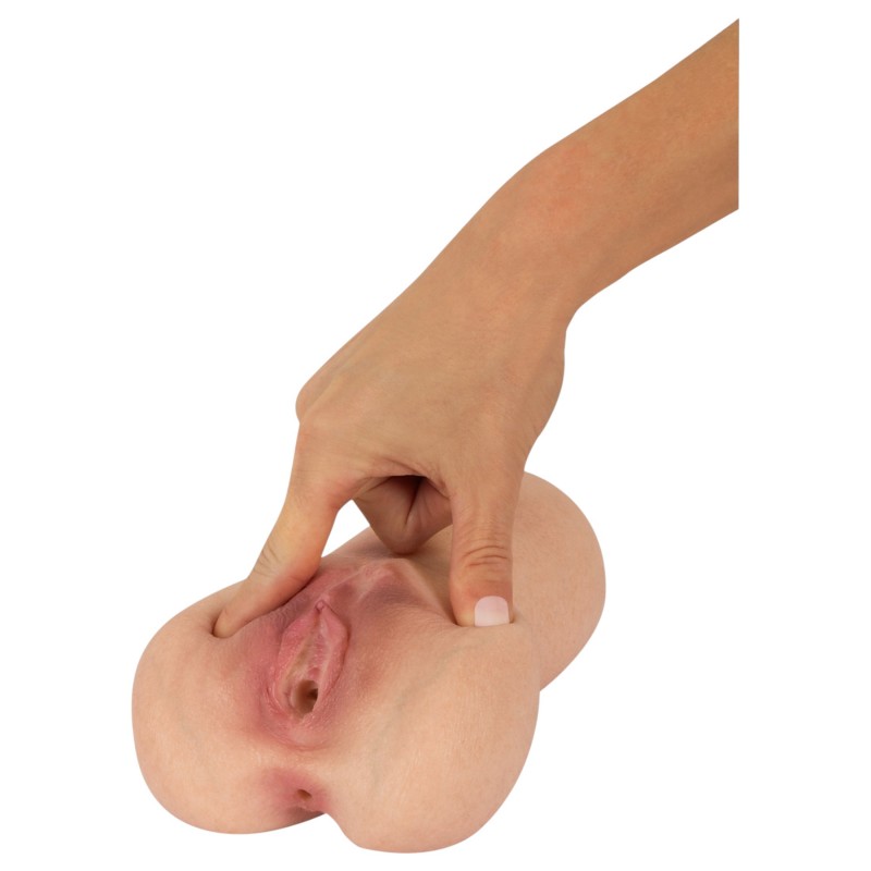 Realistixxx Real Stroker - élethű műpunci és anál maszturbátor (testszínű) 152204 termék bemutató kép