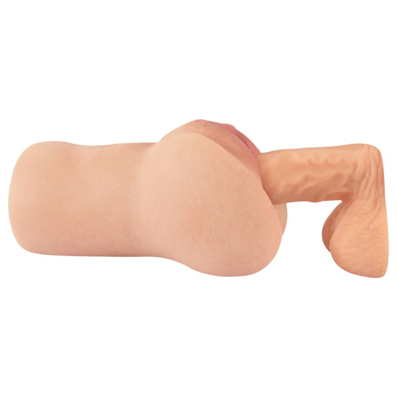 Realistixxx Real Stroker - élethű műpunci és anál maszturbátor (testszínű) 152199 termék bemutató kép