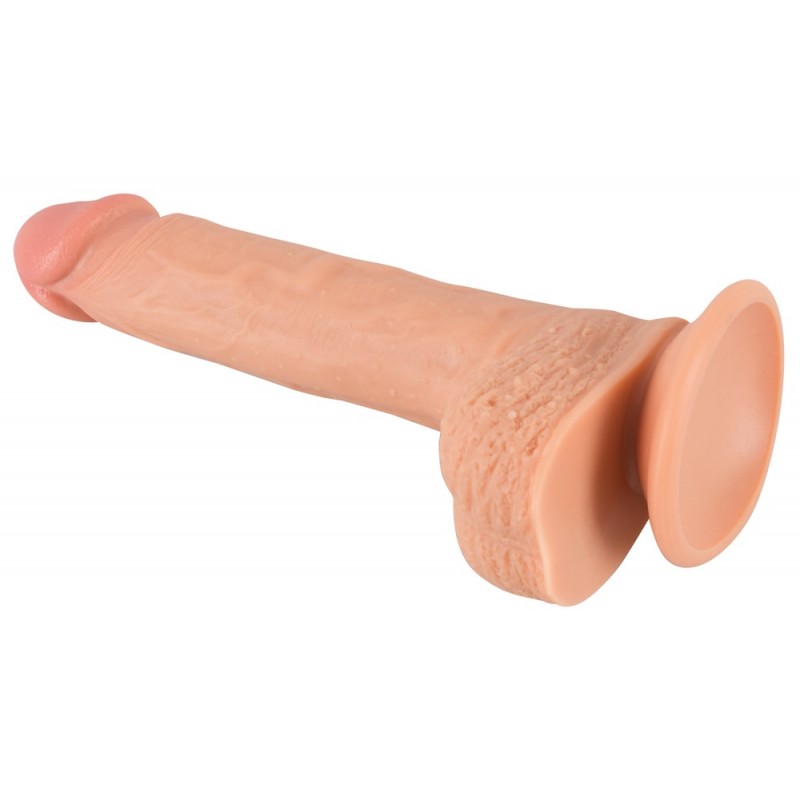 realistixxx - tapadókorongos élethű dildó (22cm) - natúr 28048 termék bemutató kép