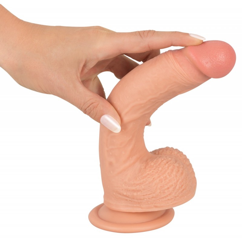 realistixxx - tapadókorongos élethű dildó (22cm) - natúr 28049 termék bemutató kép