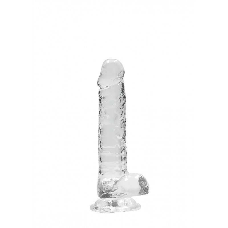 RealRock - átlátszó élethű dildó - átlátszó (17cm) 107396 termék bemutató kép