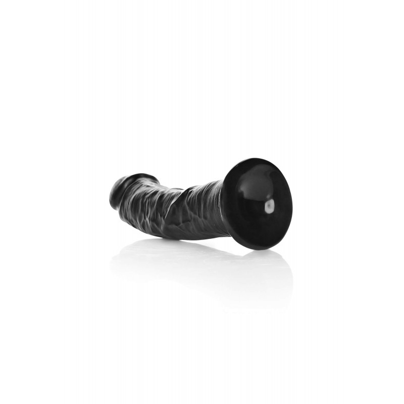 RealRock - tapadókorongos realisztikus dildó - 15,5cm (fekete) 74949 termék bemutató kép