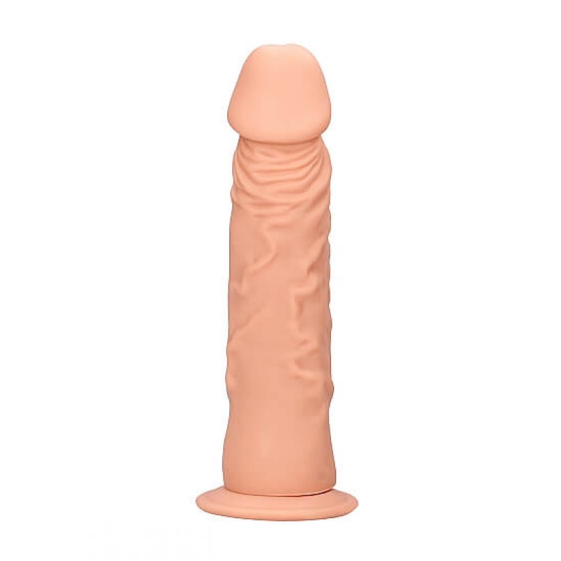 RealRock Dong 10 - élethű dildó (25cm) - natúr 53601 termék bemutató kép