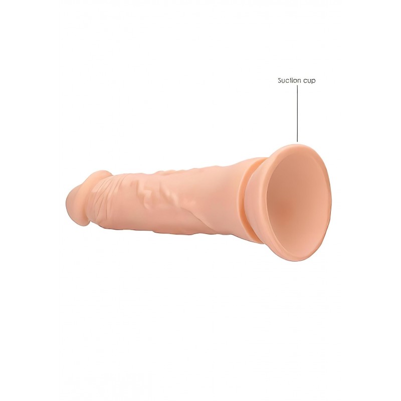 RealRock Dong 9 - élethű dildó (23 cm, testszínű) 131719 termék bemutató kép