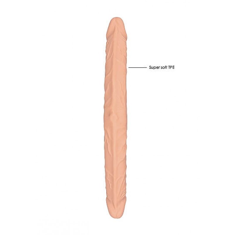 RealRock Double Dong 14 - dupla dildó (36cm) - natúr 53586 termék bemutató kép