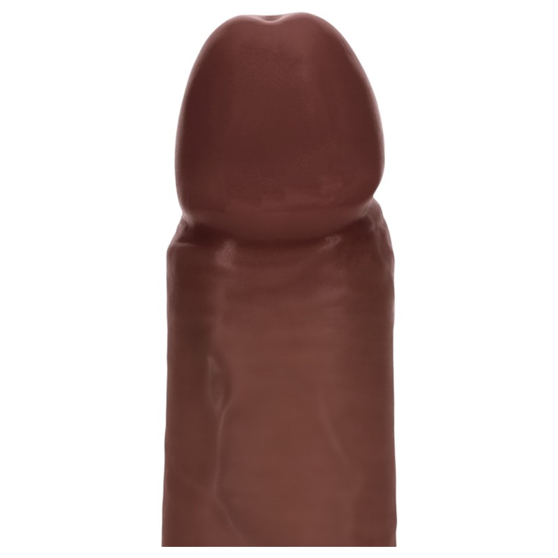 RealRock - dupla sűrűségű élethű dildó (barna) - 20,5 cm 149970 termék bemutató kép
