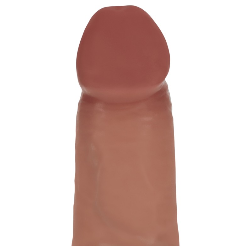 RealRock - dupla sűrűségű élethű dildó (napbarnított) - 15,5 cm 149934 termék bemutató kép