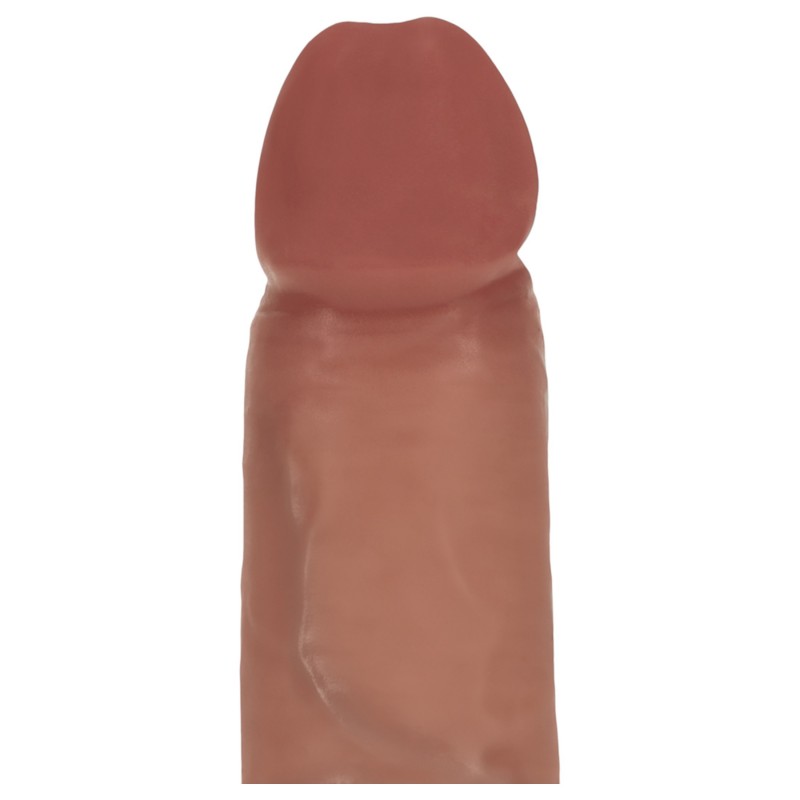 RealRock - dupla sűrűségű élethű dildó (napbarnított) - 18,5 cm 149961 termék bemutató kép