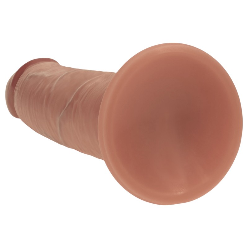 RealRock - dupla sűrűségű élethű dildó (napbarnított) - 20,5 cm 149985 termék bemutató kép