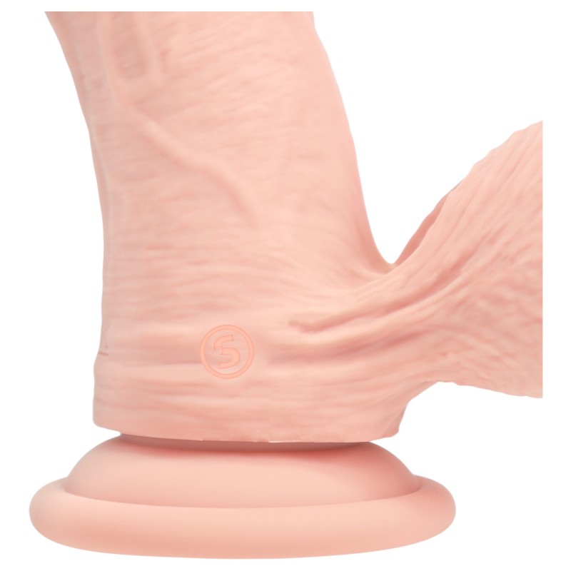 RealRock - dupla sűrűségű élethű vibrátor (testszínű) - 18 cm 149895 termék bemutató kép