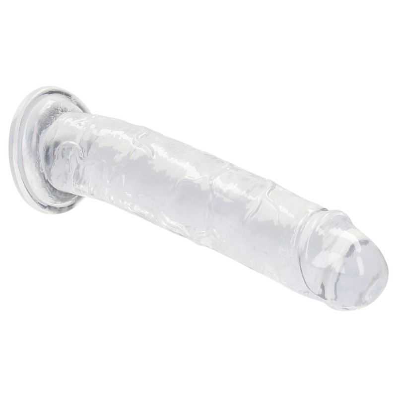 RealRock - élethű dildó tapadókoronggal (átlátszó) - 12,7 cm 150009 termék bemutató kép