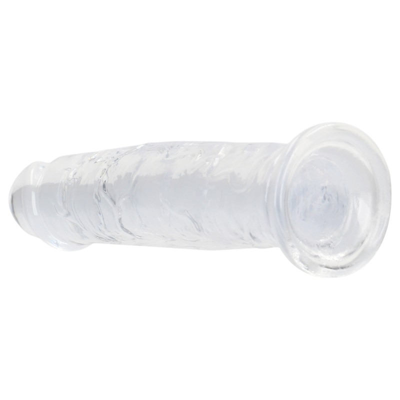 RealRock - élethű dildó tapadókoronggal (átlátszó) - 12,7 cm 150010 termék bemutató kép