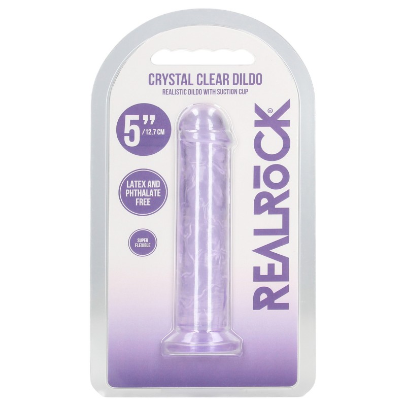 RealRock - élethű dildó tapadókoronggal (lila) - 12,7 cm 149999 termék bemutató kép