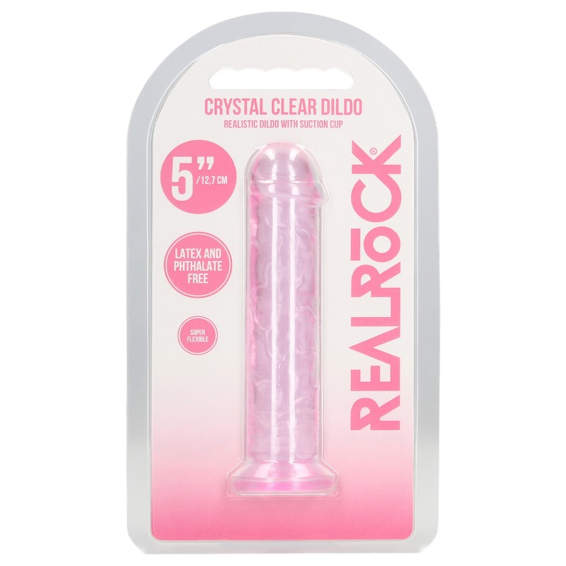 RealRock - élethű dildó tapadókoronggal (rózsaszín) - 12,7 cm 149991 termék bemutató kép