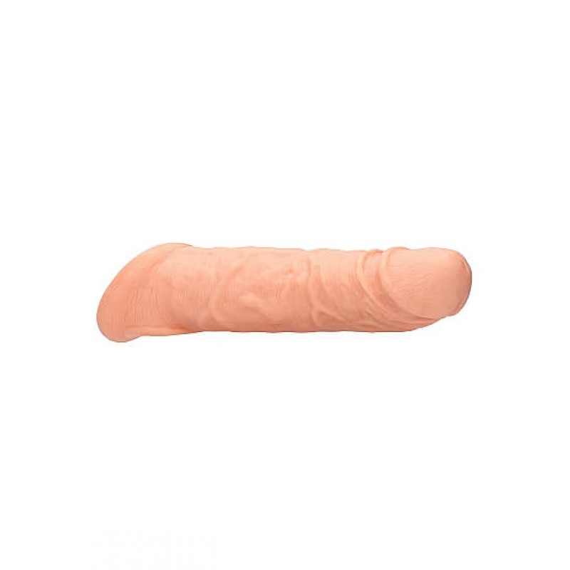 RealRock Penis Sleeve 8 - péniszköpeny (21cm) - natúr 54346 termék bemutató kép