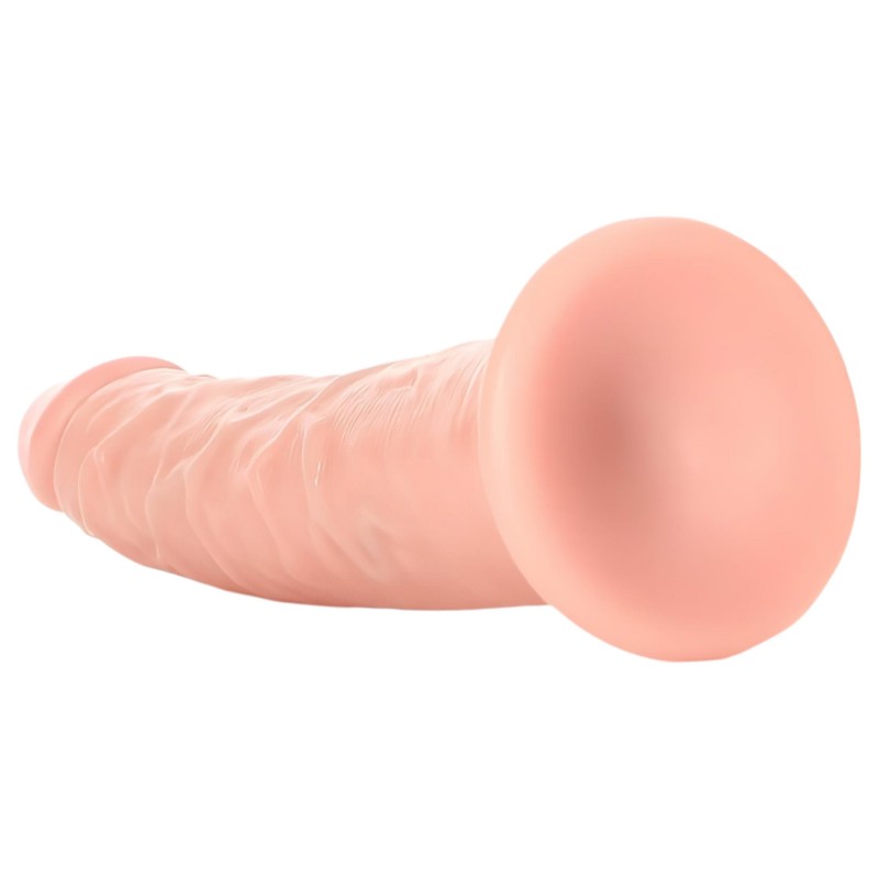 RealRock Slim - realisztikus dildó - 15,5 cm (testszínű) 132338 termék bemutató kép