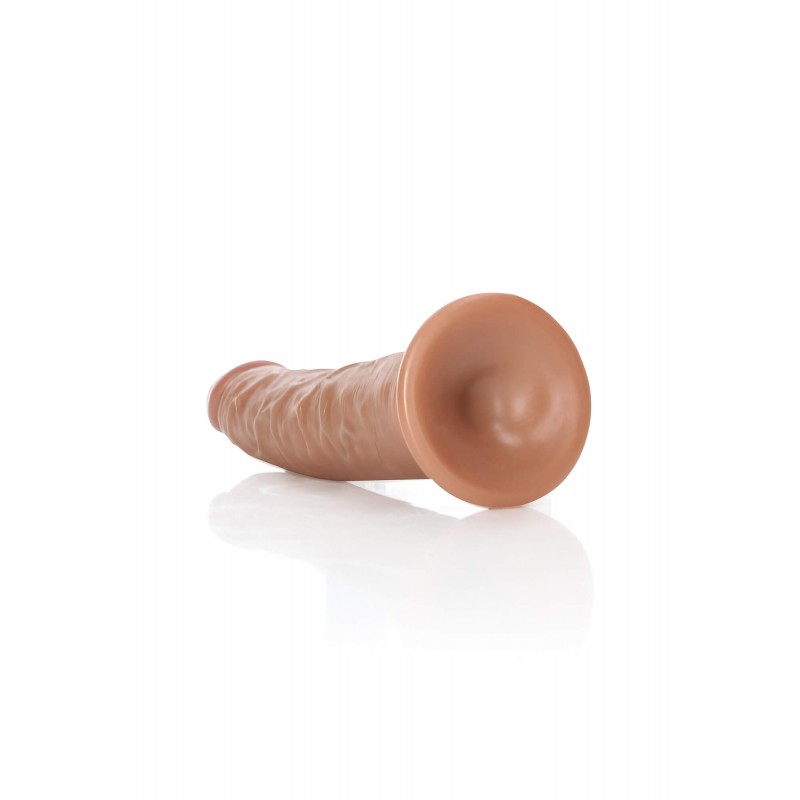 RealRock Slim - realisztikus dildó 15,5cm (sötét natúr) 85525 termék bemutató kép