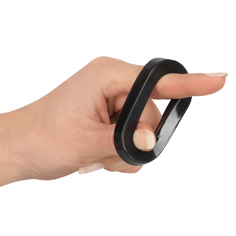 Rebel Ball - pénisz- heregyűrű és nyújtó szett - (fekete) 26767 termék bemutató kép