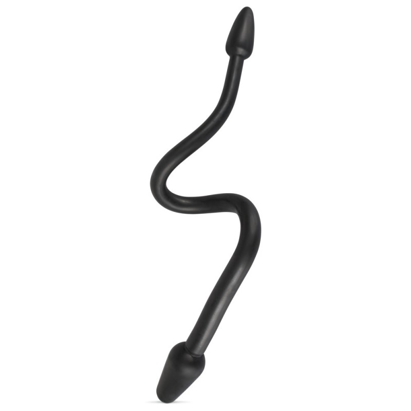 Rebel Double Plug - dupla kúp anál plug (fekete) 26826 termék bemutató kép