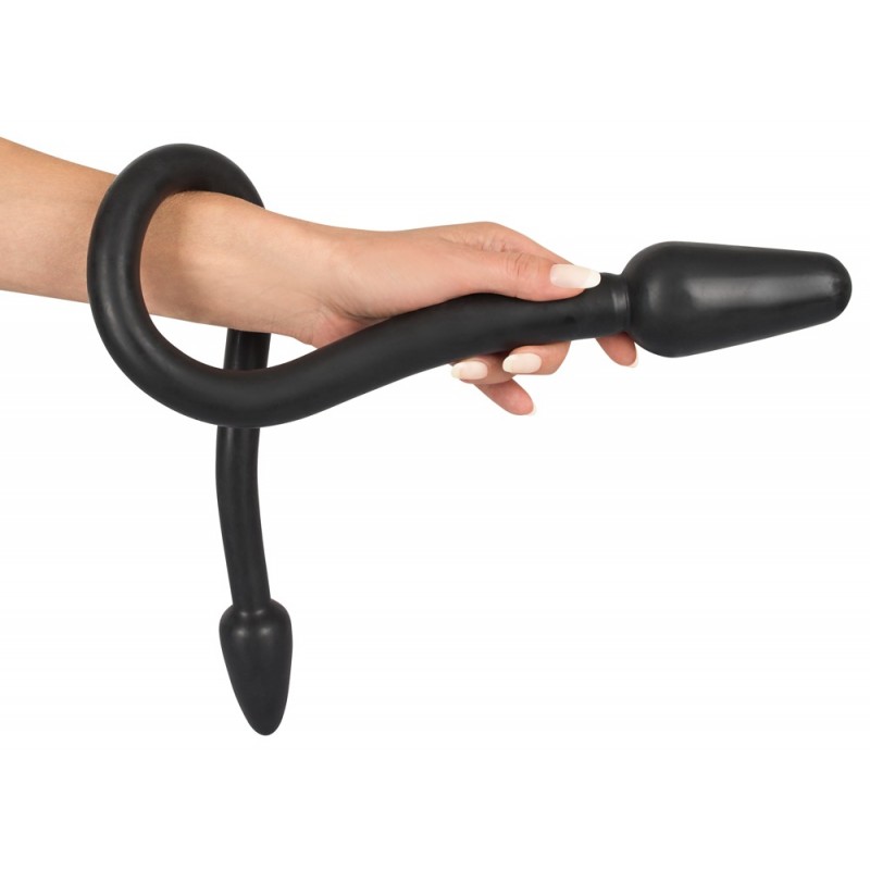 Rebel Double Plug - dupla kúp anál plug (fekete) 57838 termék bemutató kép