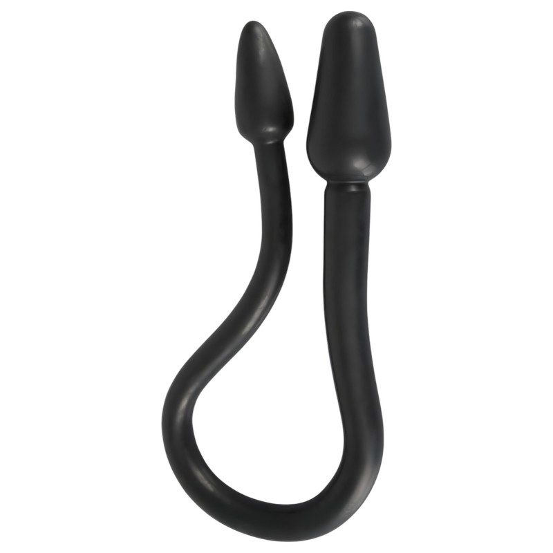 Rebel Double Plug - dupla kúp anál plug (fekete) 119137 termék bemutató kép