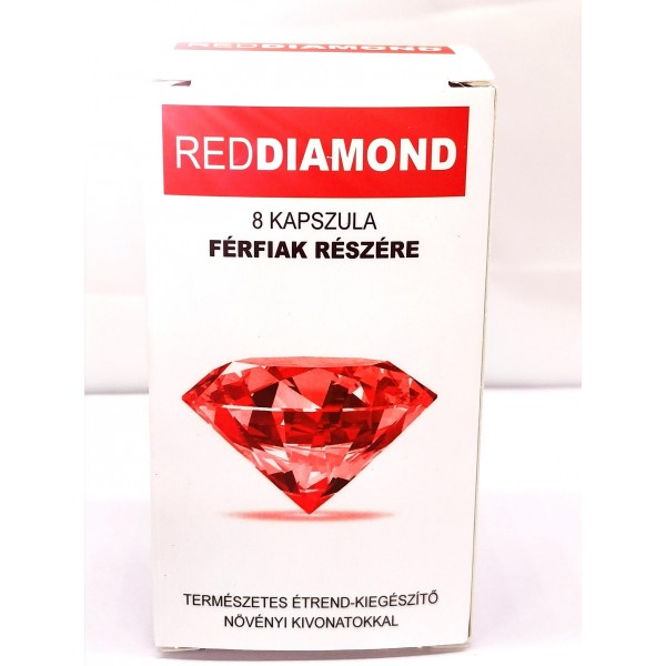 Red Diamond - természetes étrend kiegészítő férfiaknak (8db)