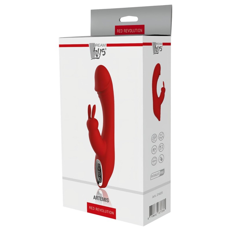 Red Revolution Artemis - csiklókaros vibrátor (piros) 103639 termék bemutató kép