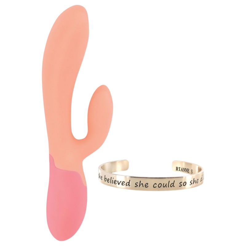 Rianne Essential Xena - akkus, melegítő vibrátor (barack-korall) 108310 termék bemutató kép