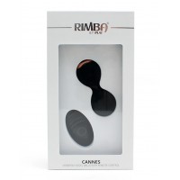 Rimba Cannes - akkus, rádiós vibrációs tojás (fekete) 54956 termék bemutató kép