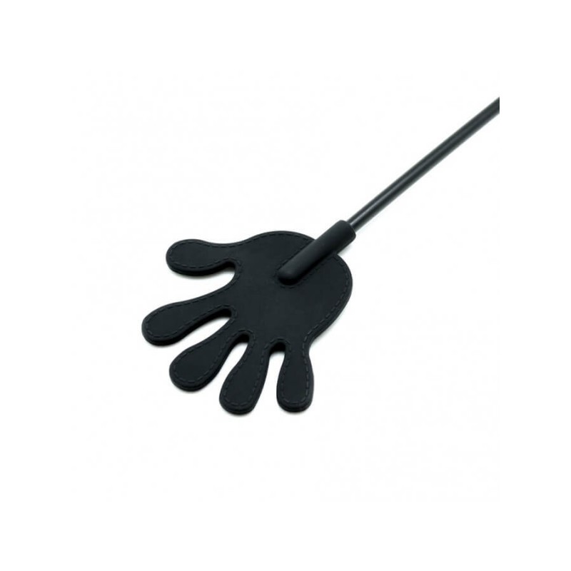 Rimba - szilikon lovaglópálca kezecskével - 40 cm (fekete) 76386 termék bemutató kép
