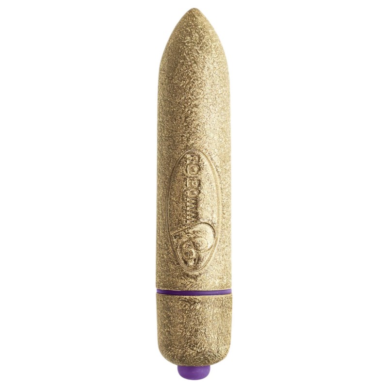 RO-80mm - kis rúzs vibrátor (7 ritmusú) - arany 118701 termék bemutató kép