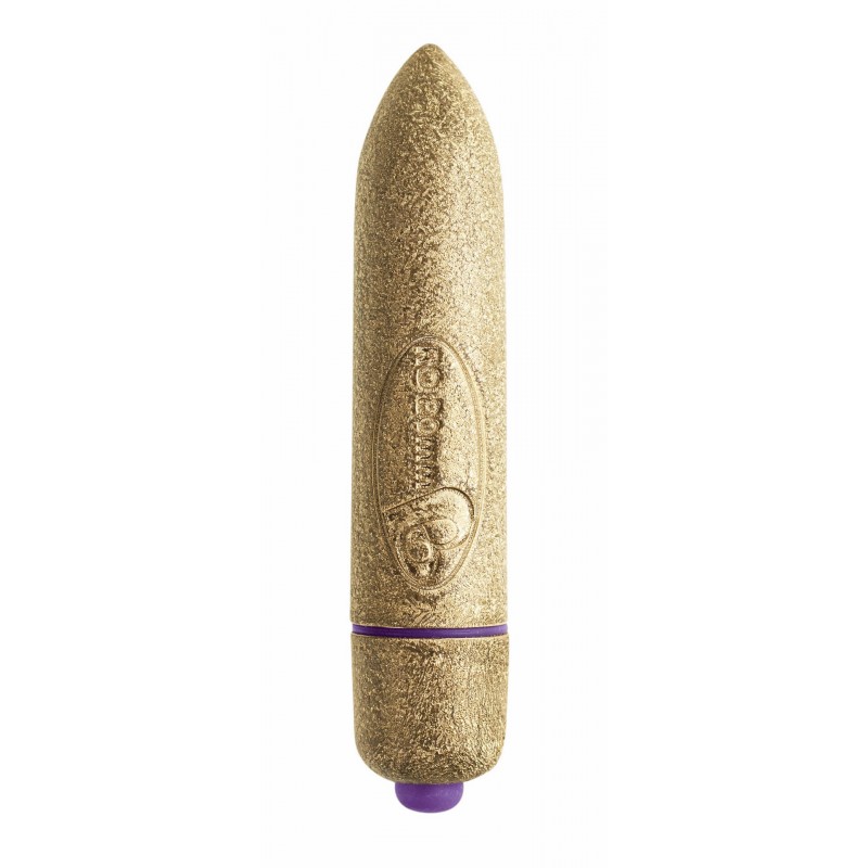 RO-80mm - kis rúzs vibrátor (7 ritmusú) - arany 56524 termék bemutató kép