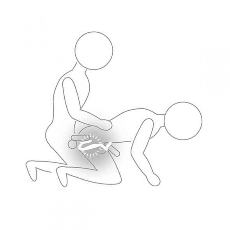 Rocks-Off - akkus, rádiós anál vibrátor péniszgyűrűvel (fekete) 50174 termék bemutató kép