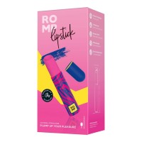 ROMP Lipstick - akkus léghullámos csiklóizgató (pink) 90331 termék bemutató kép
