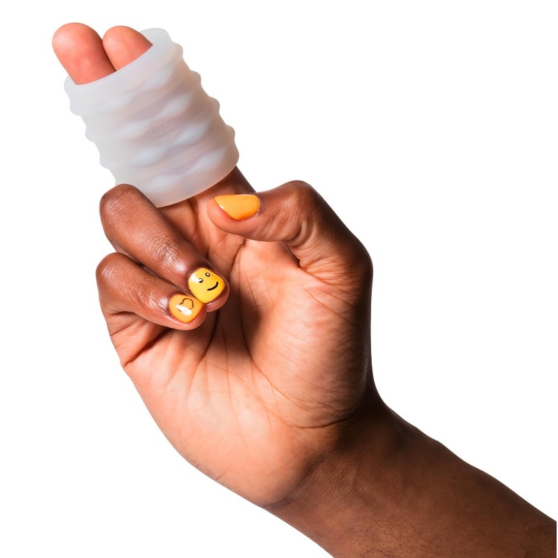 ROMP Mosh - flexibilis utazó maszturbátor (átlátszó) 107916 termék bemutató kép