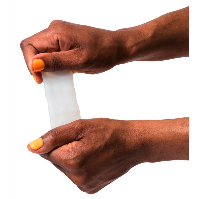 ROMP Mosh - flexibilis utazó maszturbátor (átlátszó) 76591 termék bemutató kép