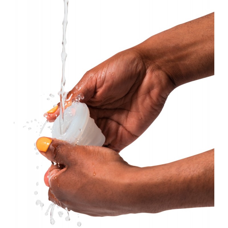 ROMP Mosh - flexibilis utazó maszturbátor (átlátszó) 76593 termék bemutató kép