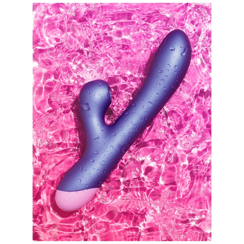 ROMP Pulse - léghullámos csiklóizgató és G-pont vibrátor (lila) 166083 termék bemutató kép