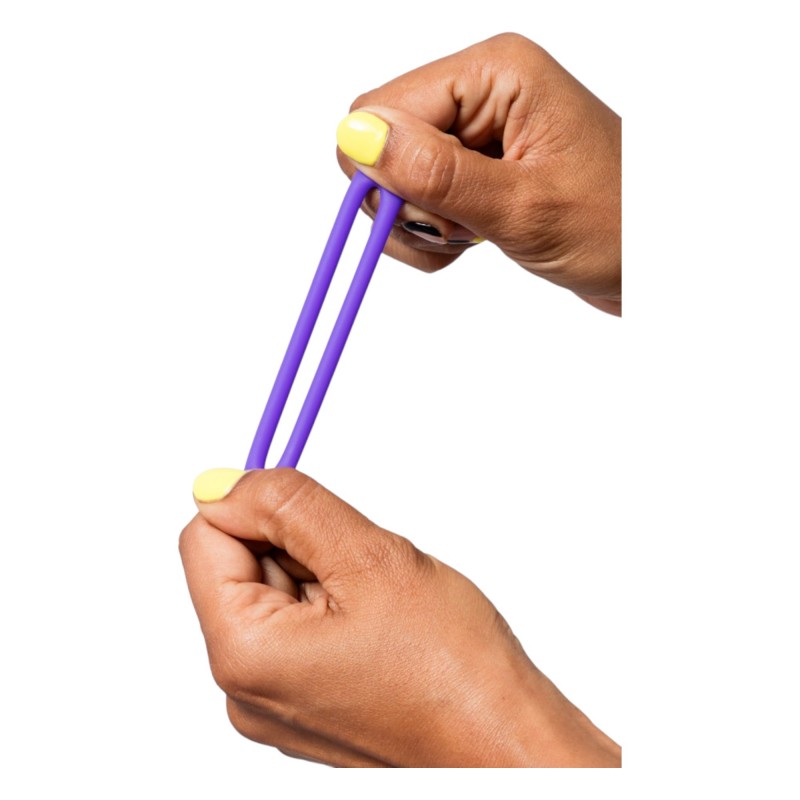 ROMP Remix Trio - péniszgyűrű szett - 3db (lila) 91515 termék bemutató kép