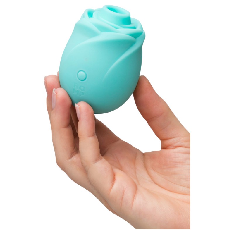 ROMP Rose Glow - léghullámos csiklóizgató (kék) 152075 termék bemutató kép