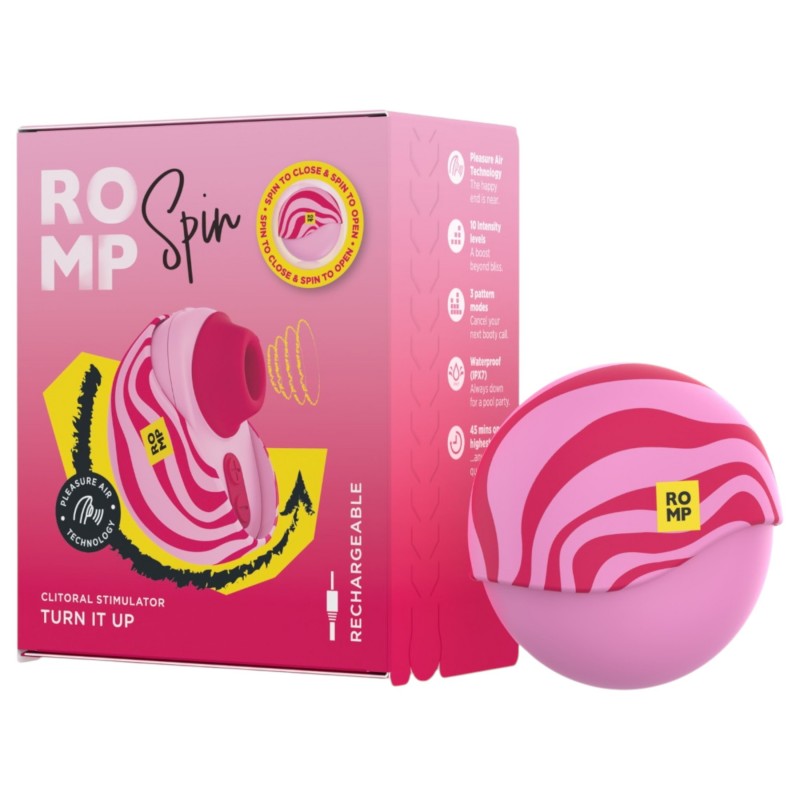 ROMP Spin - léghullámos csiklóizgató (rózsaszín) 152088 termék bemutató kép