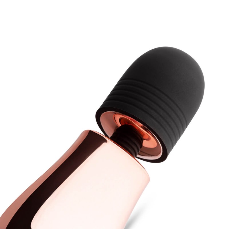Rosy Gold Mini Wand - akkus, masszírozó vibrátor (rosegold) 51736 termék bemutató kép